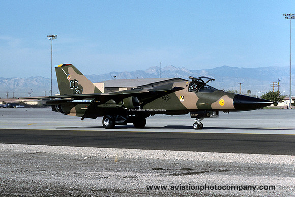 USAF 27 FW F-111D Aardvark 68-0103/CC at Nellis AFB (1991)