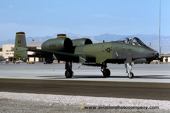 USAF AFRes 303 TFS A-10A Thunderbolt 79-0118/KC at Nellis AFB (1991)