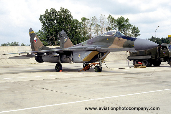 Czech Air Force 11 SLP Mikoyan MiG-29 7702 (1994)