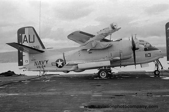 US Navy VS-24 Grumman S-2E Tracker 152361/AU-113 on board USS Intrepid
