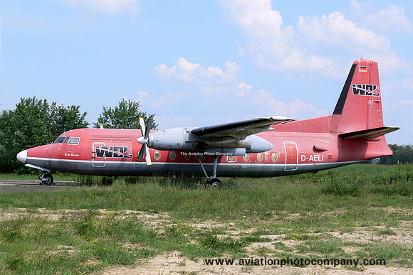 WDL Aviation Fokker F-27-600 D-AELI stored at Cologne (2007)