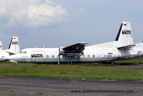 WDL Aviation Fokker F-27-600 D-AELD stored at Cologne (2007)