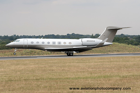Horizon Aviation Gulfstream G650ER N500SA at Luton (2018)