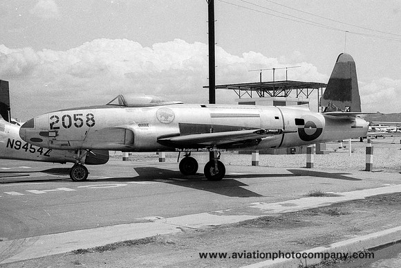 Colombian Air Force Lockheed F-80C 2058 (1972)