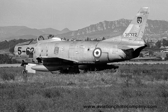 Italian Air Force 5 Stormo North American F-86K 38322/5-62 (1974)