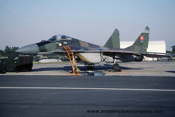 Slovak Air Force 1 SLP Mikoyan MiG-29 9308 (1994)