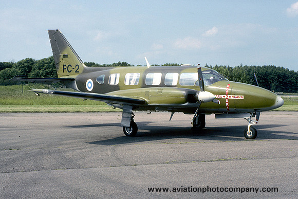 Finnish Air Force Piper PA-31-350 Navajo Chieftain PC-2 (1992)