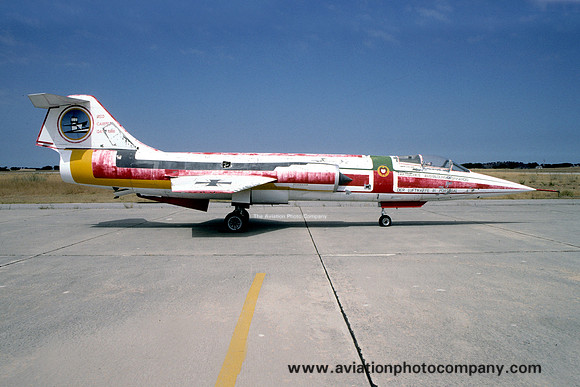 German Air Force Lockheed F-104G Starfighter 23+11 displayed at Beja (1994)
