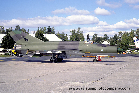 Finnish Air Force HavLLv 31 Mikoyan MiG-21bis MG-116