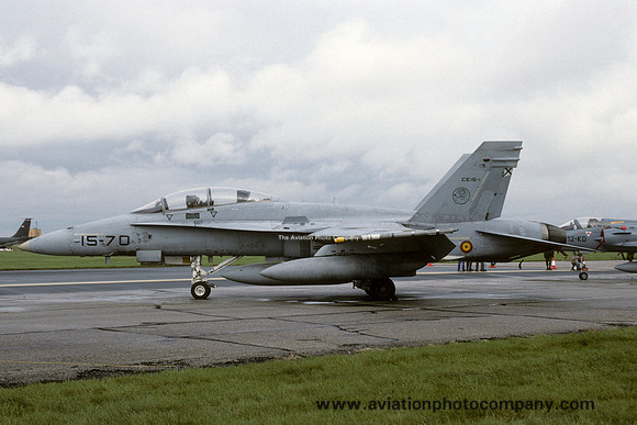 Spanish Air Force Ala 15 McDonnell Douglas EF-18B Hornet CE.15-1/15-70 (1994)