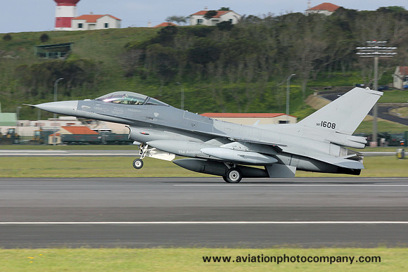 Iraqi Air Force F-16C IAF1608 IAF at Lajes (2019)