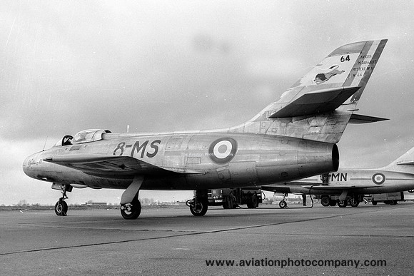 French Air Force EC1/8 Dassault Mystere 4A 64/8-MS (1971)