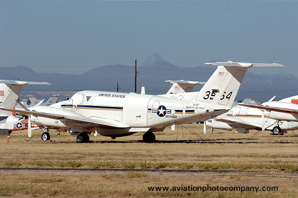 US Navy NAS North Island Beech RC-12F 163564 at Davis Monthan (2008)
