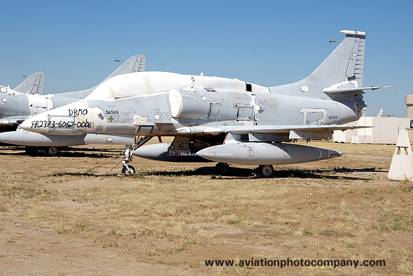 US Marines OA-4M Skyhawk 154623 stored at Davis Monthan (2008)