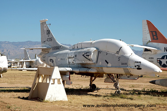 US Marines OA-4M Skyhawk 154306/DA-5 stored at Davis Monthan (2008)
