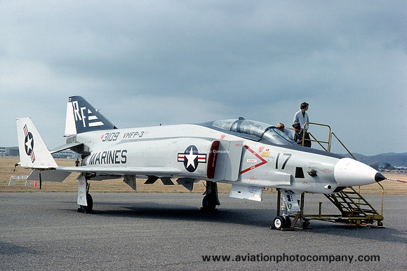 US Marines VMFP-3 RF-4B Phantom 153109/RF-17 (1977)