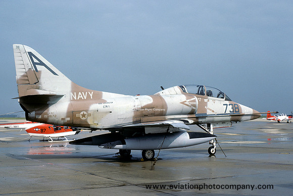 US Navy CTW-1 TA-4J Skyhawk 153672/A-738 (1990)