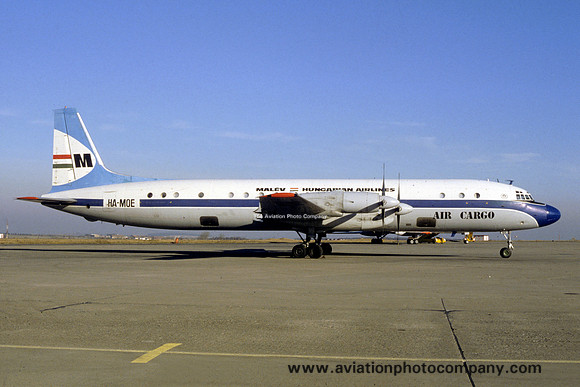 Malev Hungarian Airlines Air Cargo Ilyuhin Il-18 HA-MOE