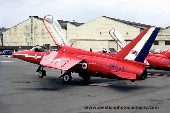 RAF Red Arrows Folland Gnat T.1 XR993 (1968)