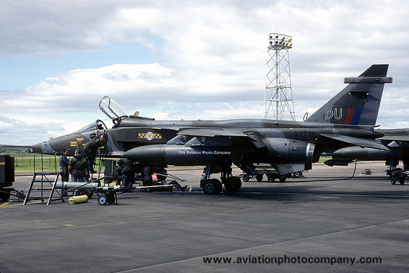 RAF 31 Squadron Sepecat Jaguar GR.1 XX746/DU at RAF Lossiemouth (1978)