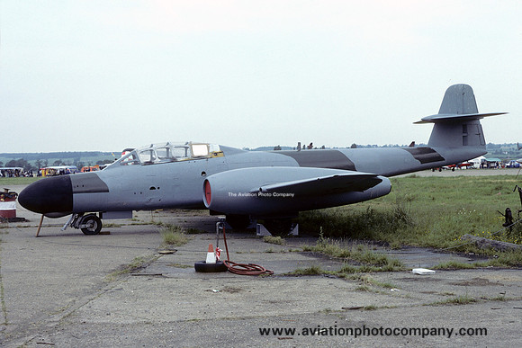 RAF Gloster Meteor NF.11 at North Weald (1984)