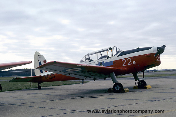 RAF 2 FTS DHC-1 Chipmunk T.10 WG316/22 (1972)