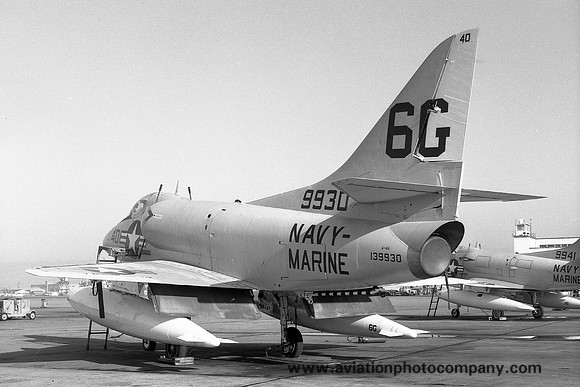 US Navy Alameda Douglas A-4A Skyhawk 139930/6G-40 (1966)