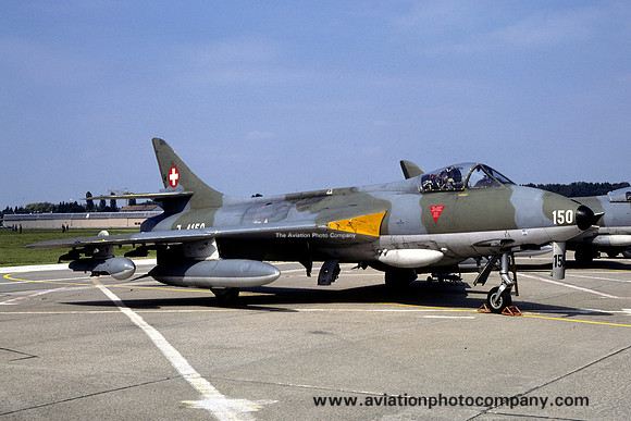 Swiss Air Force Hawker Hunter F.58A J-4150 (1980)