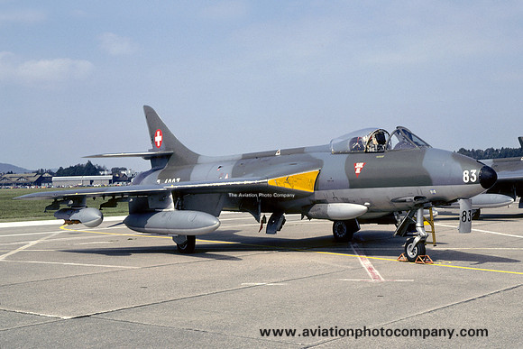 Swiss Air Force Hawker Hunter F.58 J-4083 (1980)