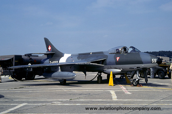 Swiss Air Force Hawker Hunter F.58 J-4055 (1980)