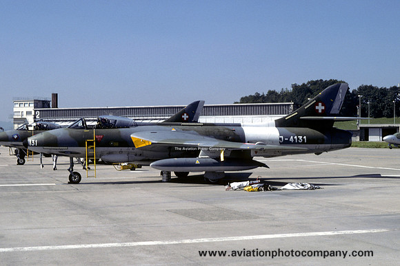 Swiss Air Force Hawker Hunter F.58A J-4131 (1980)