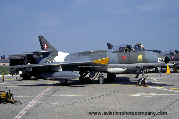 Swiss Air Force Hawker Hunter F.58A J-4129 (1980)