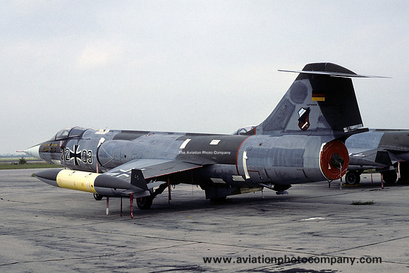 German Air Force JBG32 Lockheed F-104G Starfighter 22+03 (1980)