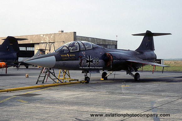 German Air Force JBG32 Lockheed TF-104G Starfighter 27+38 (1980)