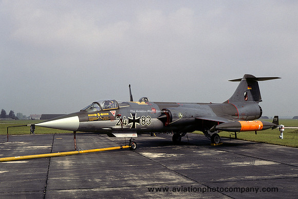 German Air Force JBG32 Lockheed F-104G Starfighter 24+83 (1980)