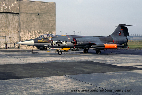 German Air Force JBG32 Lockheed F-104G Starfighter 26+49 (1980)