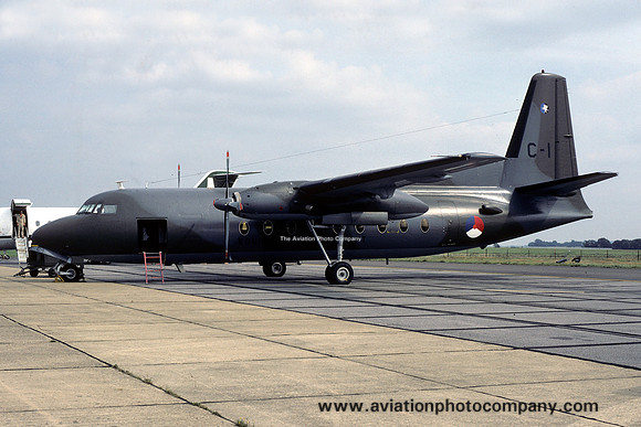 Dutch Air Force 334 Squadron Fokker F-27M Troopship C-1 (1980)