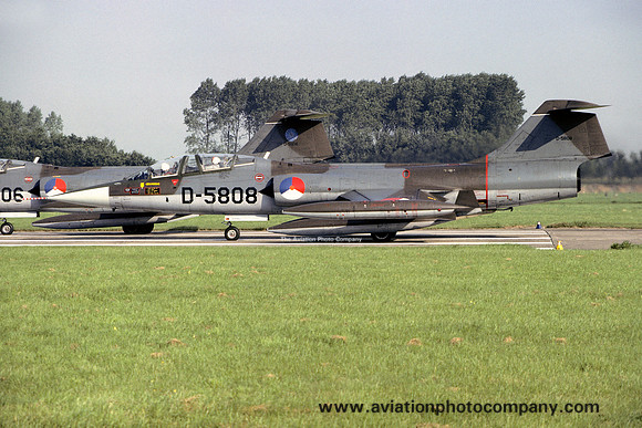 Dutch Air Force Lockheed TF-104G Starfighter D-5808 (1979)