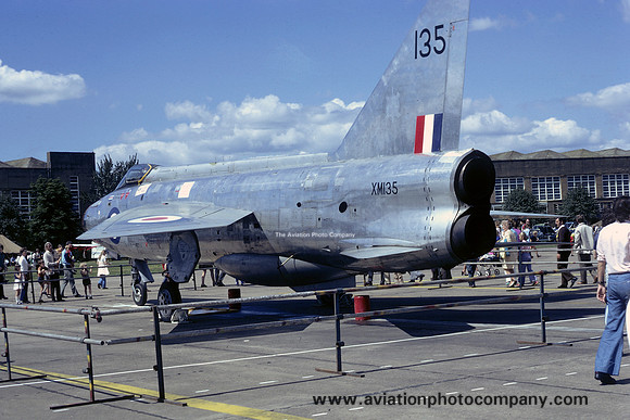RAF 60 MU English Electric Lightning F.1 XM135 (1974)