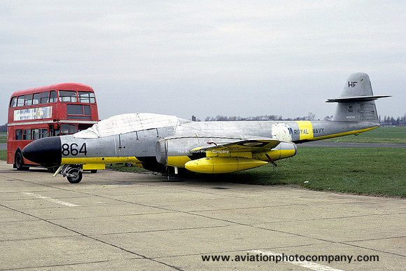 Ex Royal Navy Gloster Meteor TT.20 WD592/N94749 (1975)