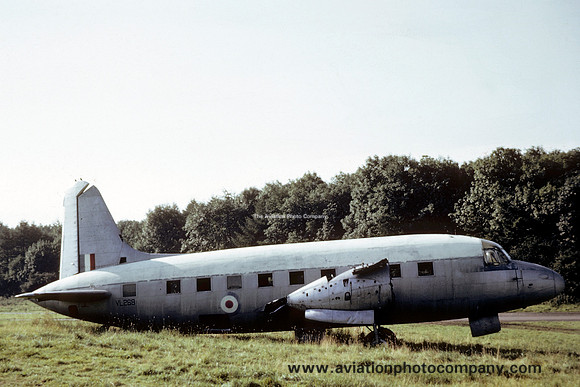 RAF Vickers Valetta C.1 VL269 at the Catterick Fire School (1963)