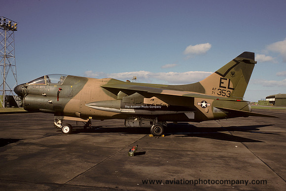 USAF 23 TFW LTV A-7D Corsair 71-0353/EL (1977)