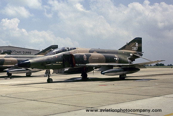 USAF Alabama ANG 160 TRS McDonnell RF-4C Phantom 64-0997 (1979)