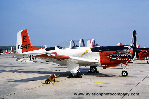 US Navy TAW-5 Beech T-34C Mentor 160949/E (1984)