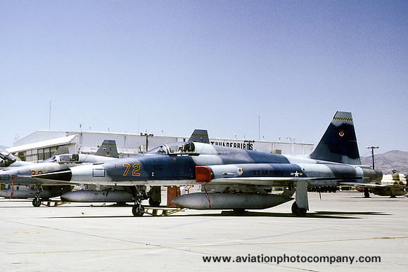 USAF 57 TTW Northrop F-5E Tiger 74-1572 at Nellis AFB (1979)