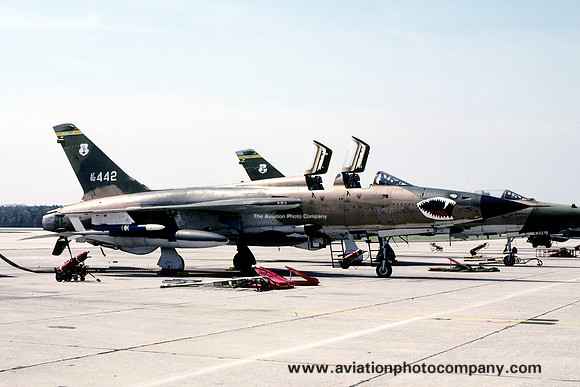 USAF Georgia ANG 128 TFS Republic F-105G Thunderchief 62-4442 (1981)