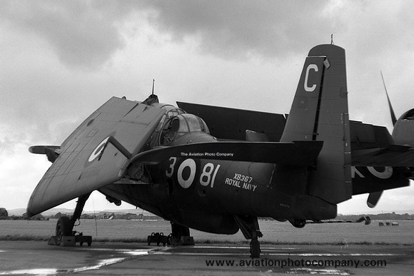 Royal Navy AHU Grumman Avenger AS.3 XB367
