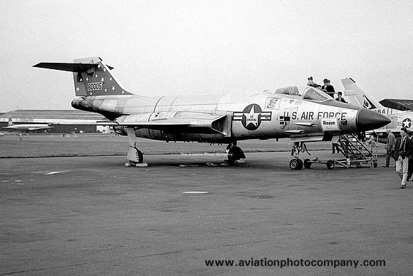 USAF 81 TFW McDonnell F-101C Voodoo 56-0005 at Prestwick