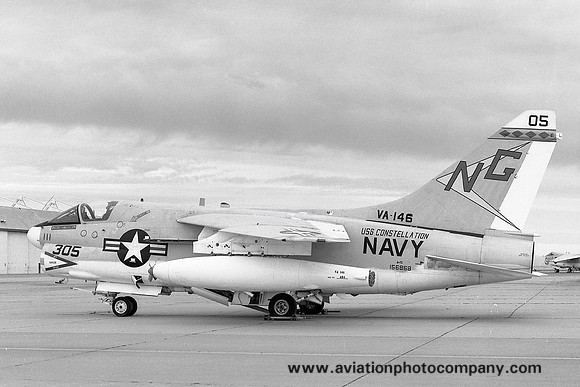 US Navy VA-146 LTV A-7E Corsair 156868/NG-305 (1973)