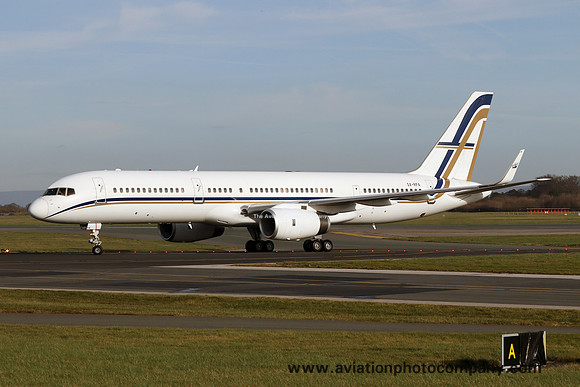 Gain Jet Aviation Boeing 757-23N SX-RFA at Manchester (2019)